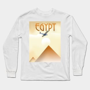 Egypt Travel poster Long Sleeve T-Shirt